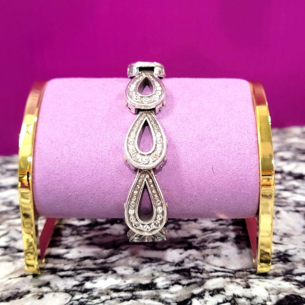 Brighton Retired Plaza Teardrop Hearts Nwot - image 1